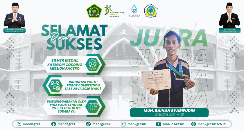 Inovasi Robotika! Muhammad Raihan Syarifudin Raih Silver Medal IYRC East Java 2026 di ITS