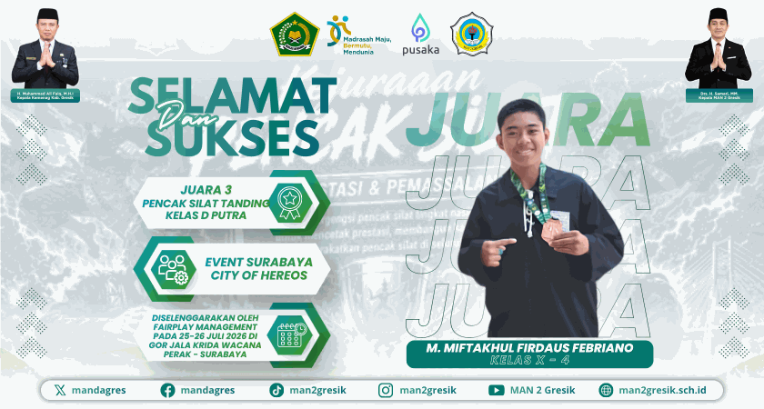 Miftakhul Firdaus Raih Podium 3 Pencak Silat Tanding Kelas D Putra ajang Surabaya City of Heroes 2026