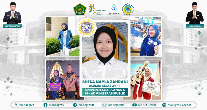 Lolos Seleksi Ketat dari 1.039 Pendaftar, Alumni MAN 2 Gresik Raih Beasiswa BESTRO Petrokimia Gresik 2026 di UNAIR