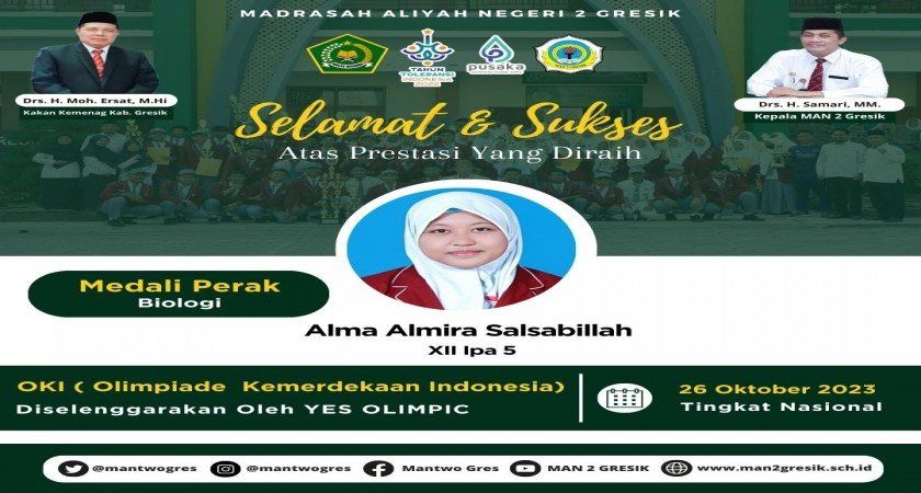 Prestasi Memukau Alma Almira Salsabillah dalam OKI (Olimpiade Kemerdekaan Indonesia)