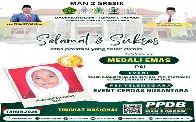Nafisatul Mufidah Raih Medali Emas Tingkat Nasional dalam GENESIS 2025