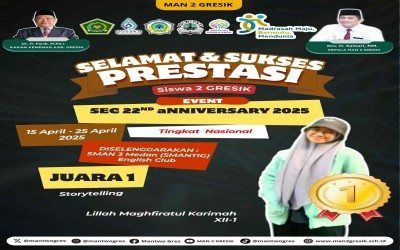 Lillah Maghfiratul Karimah Raih Juara 1 Storytelling Tingkat Nasional di Ajang SEC 22nd Anniversary 2025
