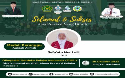 Safa'atu Nur Laili: Siswa MAN 2 Gresik Raih Medali Perunggu dalam OMPI 2023