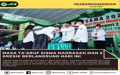Pembukaan Matsama 2022 oleh Kepala MAN 2 Gresik