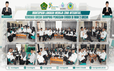 Mantapkan Langkah Menuju Zona Integritas, Pendampingan dan Pengisian Eviden Digelar Bersama Kemenag Gresik