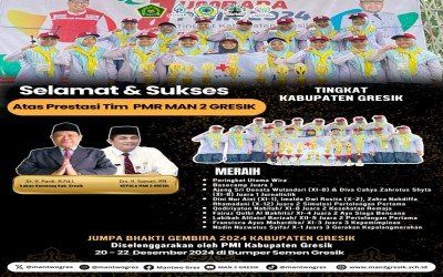 Tim PMR MAN 2 Gresik Borong Prestasi di Jumbara Kabupaten Gresik 2024