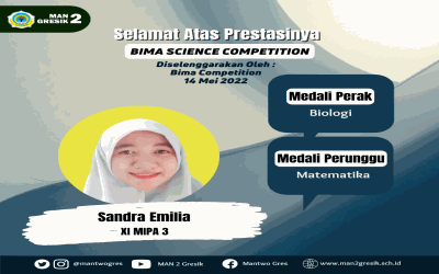 SISWA MAN 2 GRESIK RAIH PRESTASI GEMILANG PADA KOMPETISI SAINS NASIONAL