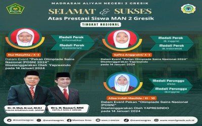 Prestasi Gemilang Siswa MAN 2 Gresik dalam Kompetisi Nasional