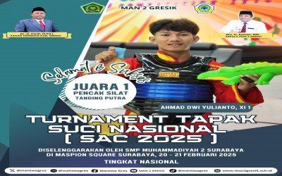 Ahmad Dwi Yulianto Raih Juara 1 Pencak Silat di Turnamen Tapak Suci Nasional SAC 2025