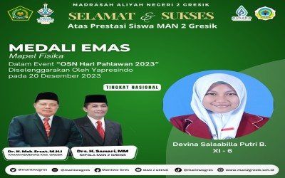 Devina Salsabilla Putri Bhareti Raih Medali Emas dalam OSN Hari Pahlawan