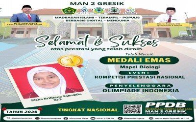 Rizka Brilliana Salsabila Raih Medali Emas di Kompetisi Prestasi Nasional 2024