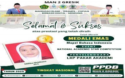 Miftha Meldiana Raih Medali Emas dalam National Academic Star Competition 2025