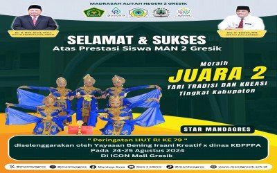 Tim Tari "StarMandagres" berhasil meraih juara 2 dalam Lomba Tari Tradisi dan Kreasi dalam rangka peringatan Hari Ulang Tahun Republik Indonesia (HUT RI) ke-79