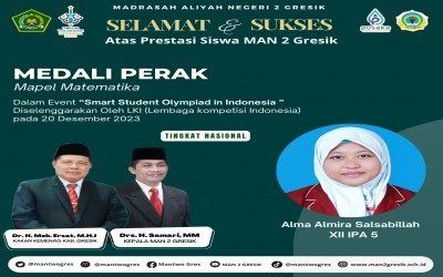 Alma Almira Salsabillah Meraih Medali Perak dalam Smart Student Olympiad