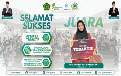 Aktif & Komunikatif, Shalsabilla Putri Raih Penghargaan Peserta Teraktif Galeri Bertumbuh