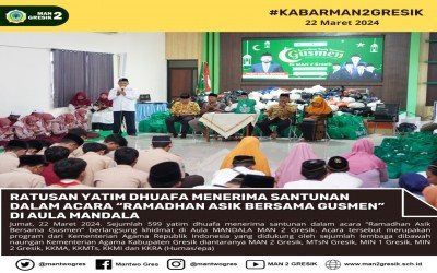 599 Yatim Dhuafa Menerima Santunan dalam Acara