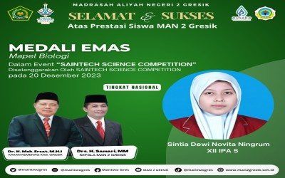 Sintia Dewi Novita Ningrum: Meraih Medali Emas dalam Saintech Science Competition