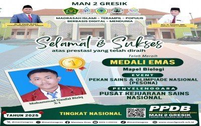 Muhammad Naufal Riziq Raih Medali Emas di Pekan Sains & Olimpiade Nasional 2024