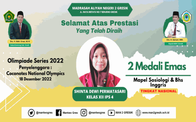 TOP MARKTOP ! SHINTA SUKSES TOREHKAN PRESTASI TINGKAT NASIONAL DENGAN RAIHAN DUA MEDALI EMAS