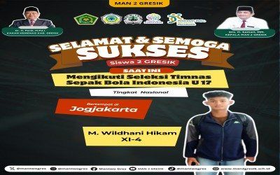 Siswa MAN 2 Gresik Ikuti Seleksi Timnas Sepak Bola Indonesia U-17 Tingkat Nasional