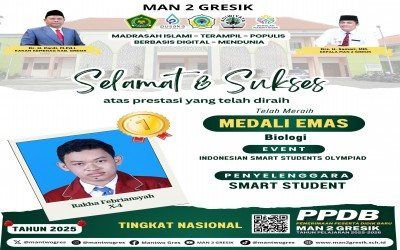Rakha Febriansyah Sabet Medali Emas dalam Indonesian Smart Students Olympiad 2025