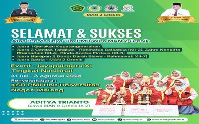 Tim PMR Wira MAN 2 Gresik Borong Prestasi di Ajang Jayapalmera XI Tingkat Nasional
