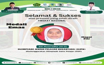 Siti Musa'adha Raih Medali Emas di Olimpiade Jenius Pelajar Nusantara (OJPN) 2025