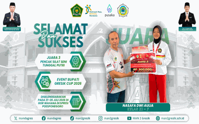 Nasafa Dwi Aulia Raih Juara 3 Pencak Silat Seni di Bupati Cup Gresik 2026